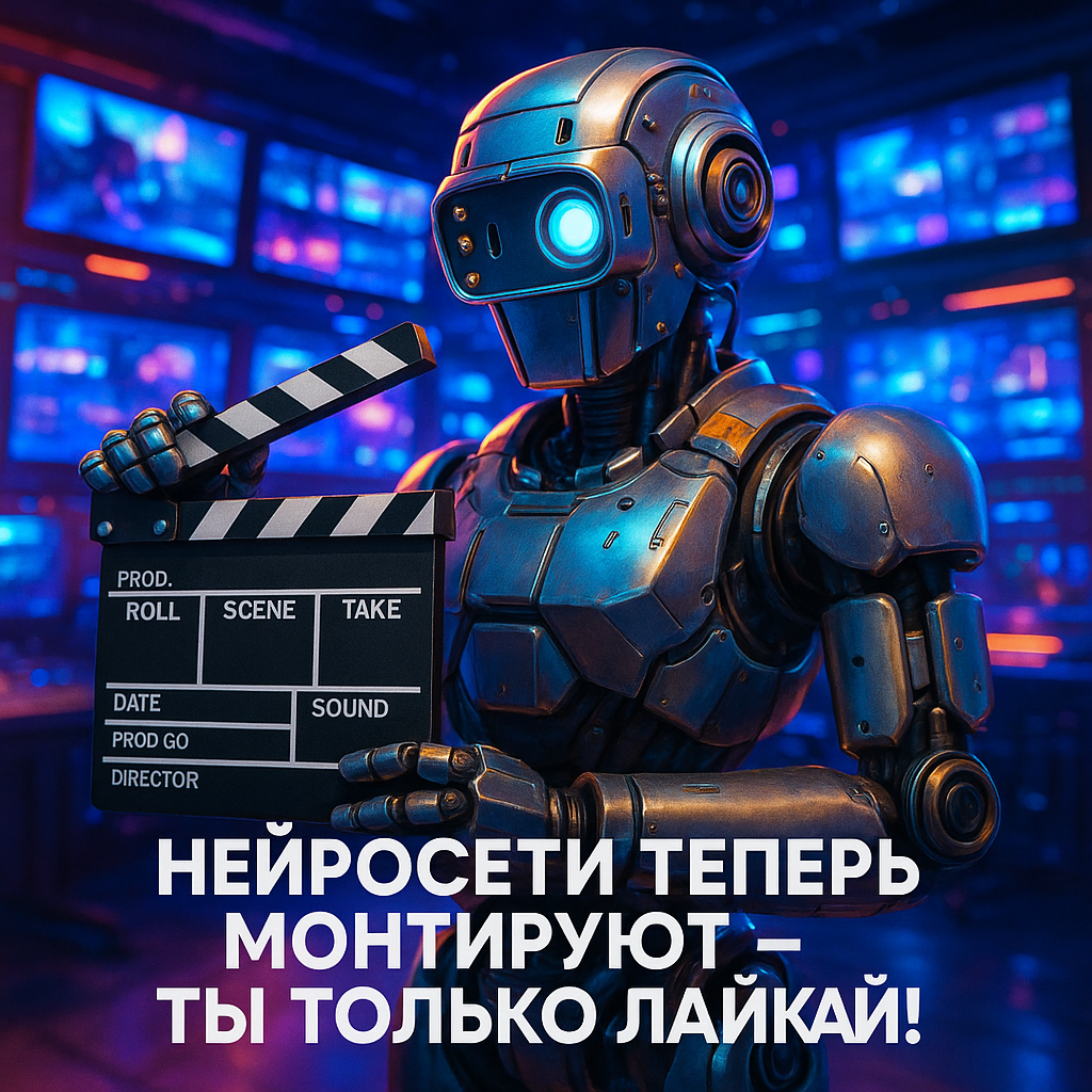 обложка для статьи про Улучшение видео нейросетью: автоматизация, стилизация и субтитры для бизнеса