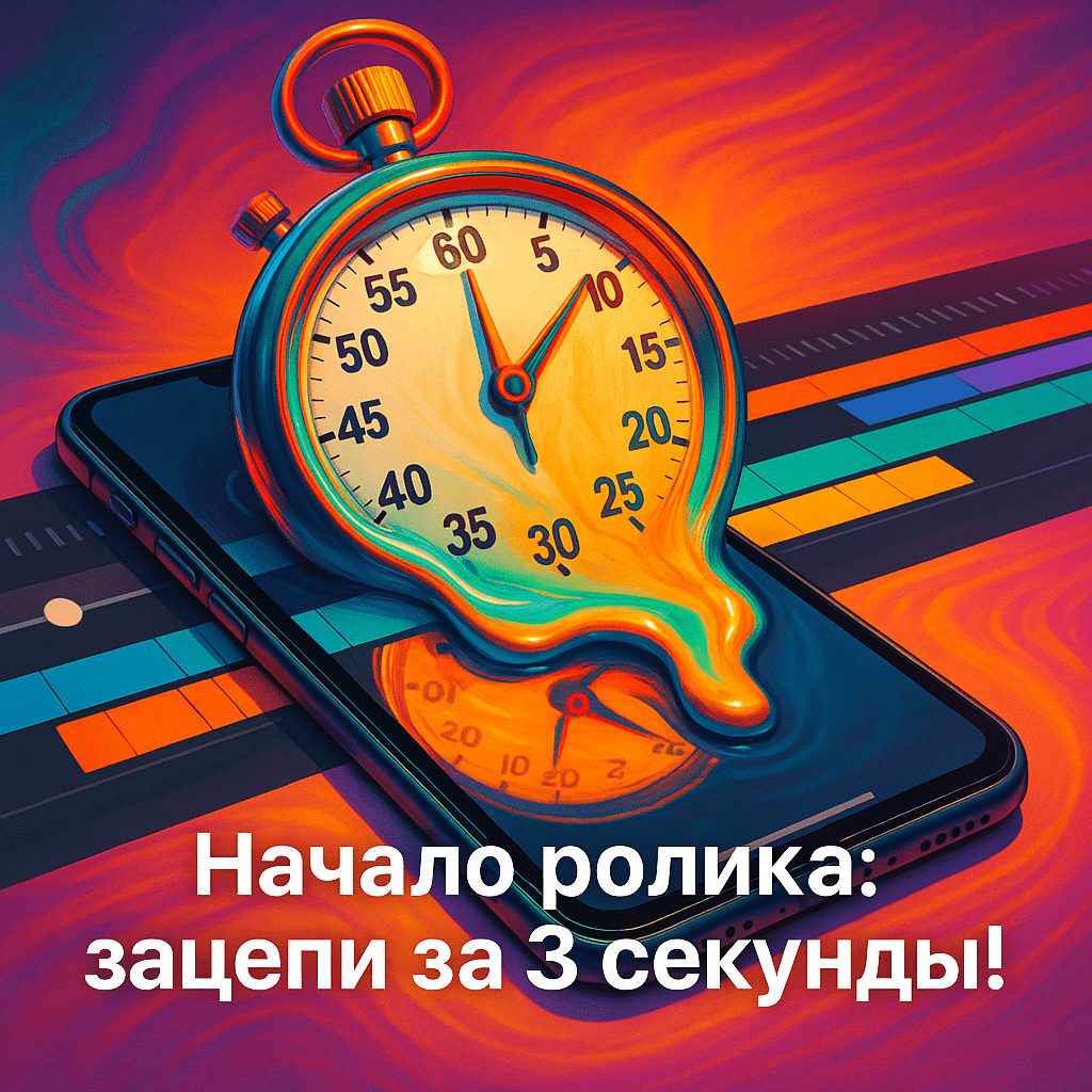 обложка для статьи про Оптимальная длина продающего видео: как удержать внимание и увеличить продажи